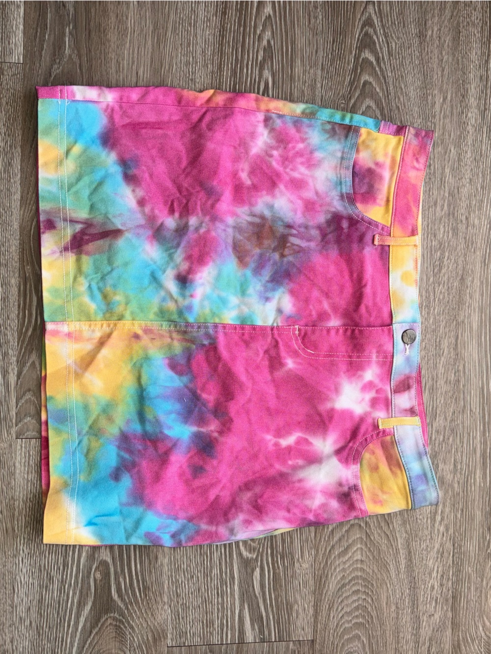 Tie-Dye Skirt - Pink Multi